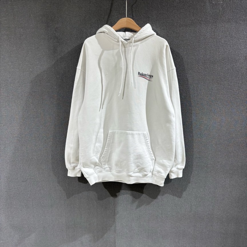 95新 Balenciaga/巴黎世家 （pm）可乐海浪帽衫卫衣 xs码/1326