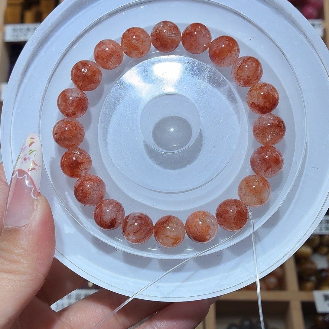 未镶嵌手链水晶火山云10m