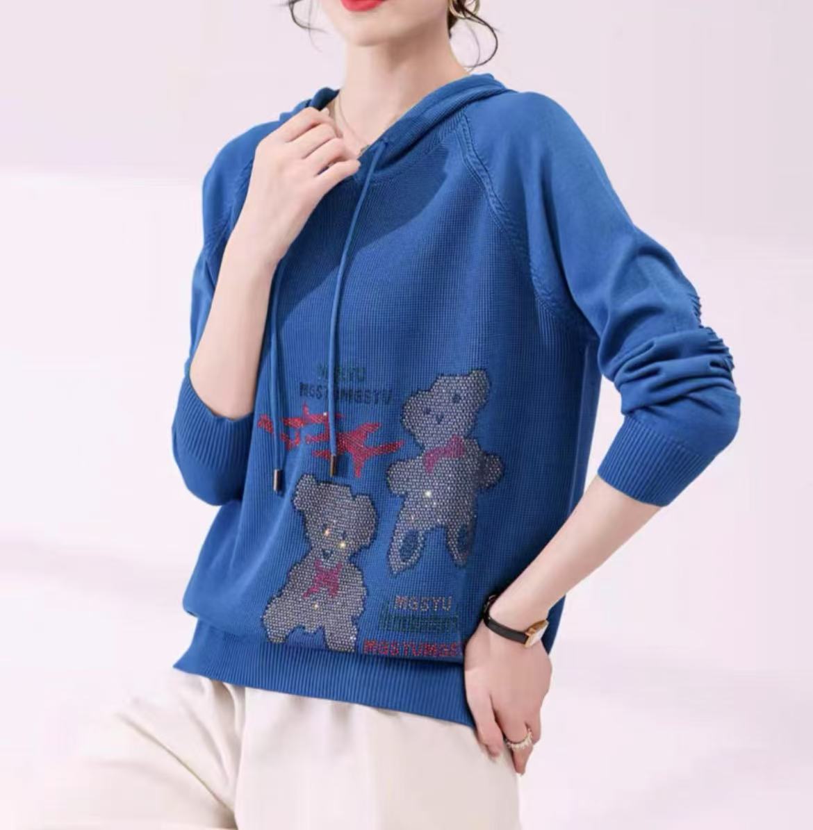 【新款】上衣服装时尚百搭气质休闲轻奢显瘦宽松女装2669[YN]Q