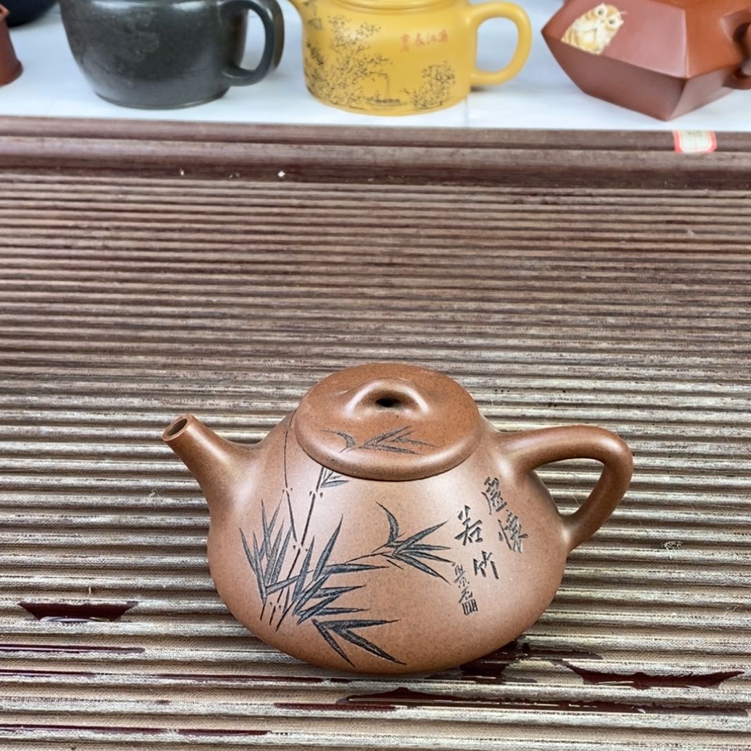 茶壶紫砂白22 子冶石瓢