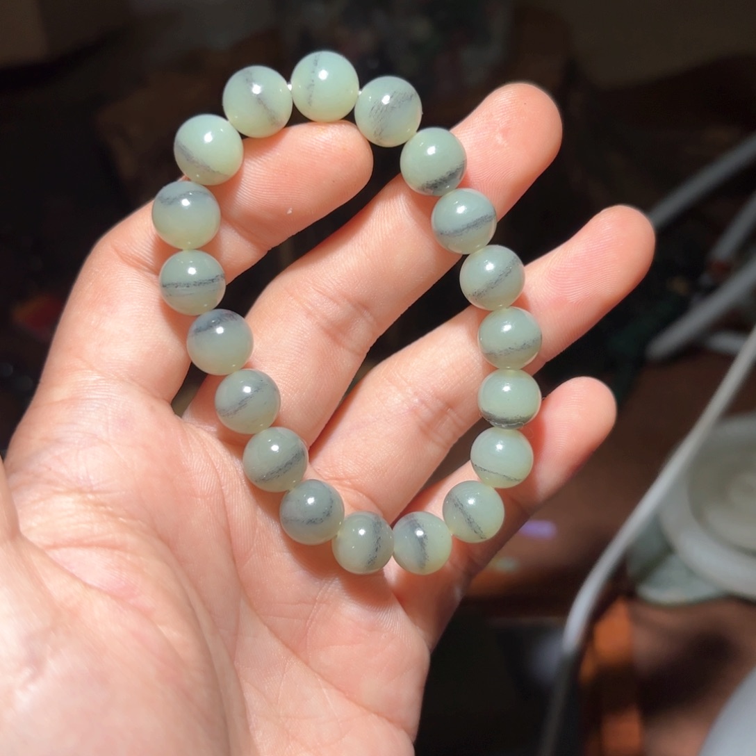 和田玉手链未镶嵌