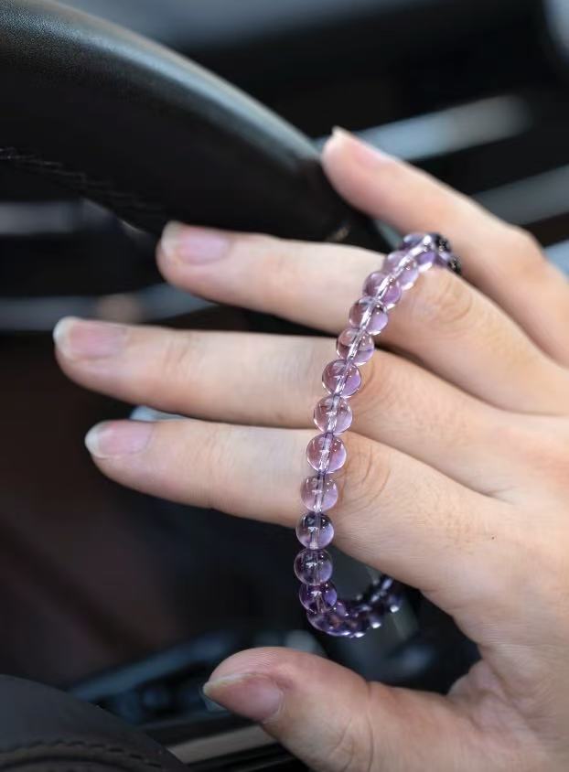 天然玻利维亚紫水晶天空之境全净体天然手串多样性发一