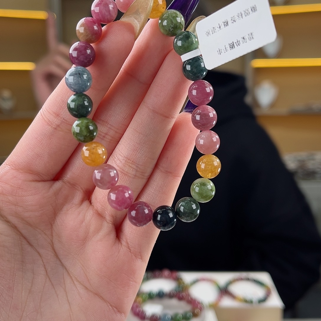 碧玺碧玺8mm（多样性发一件未镶嵌