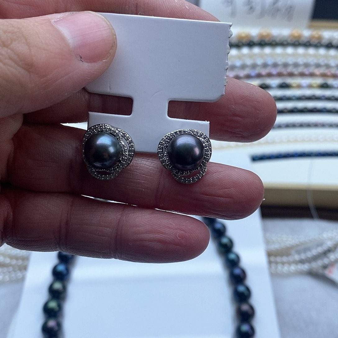 海水珍珠颈饰银S925镶嵌