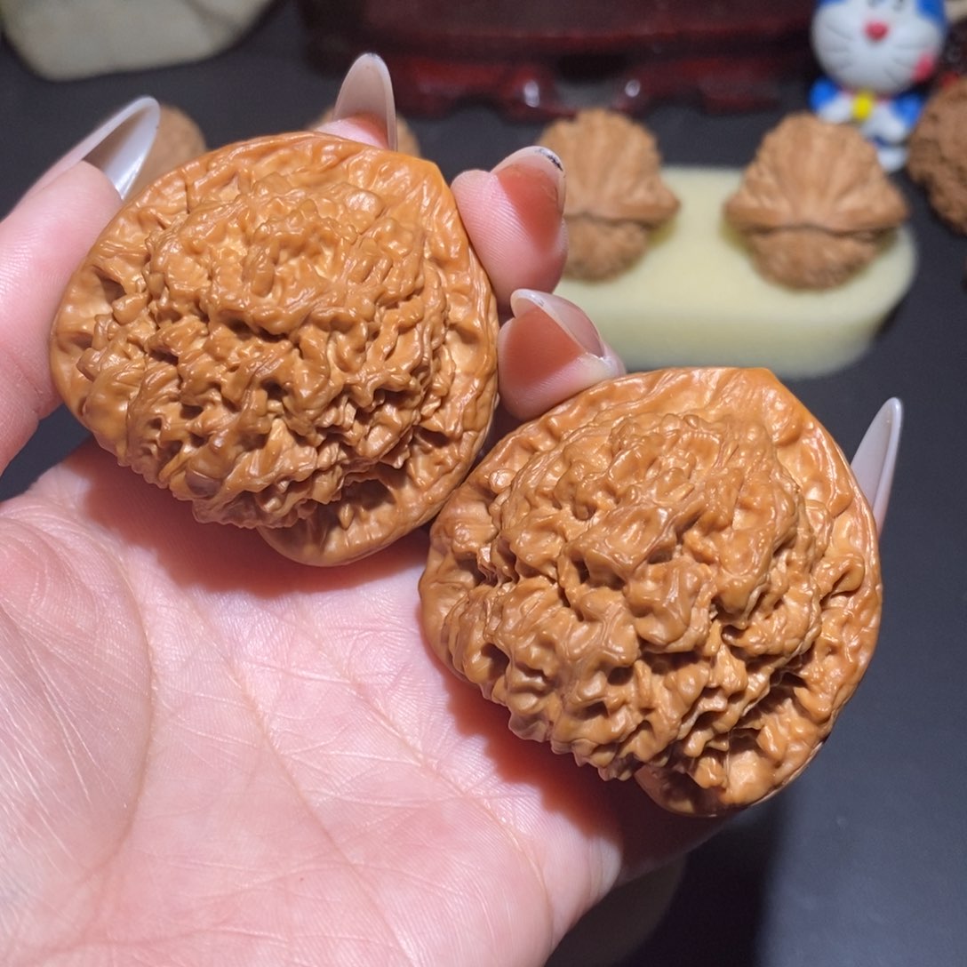 文玩核桃把件官帽48