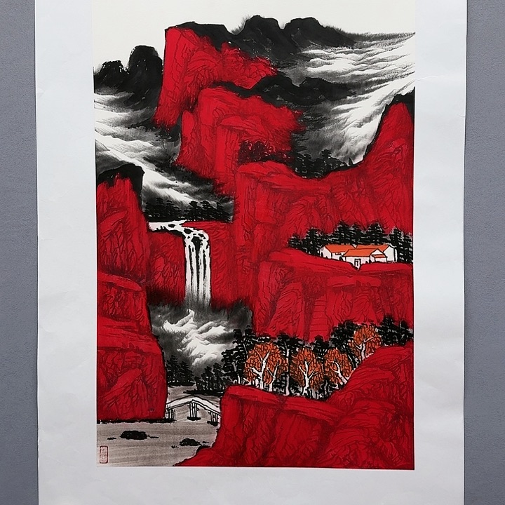 国画书法作品多次参加