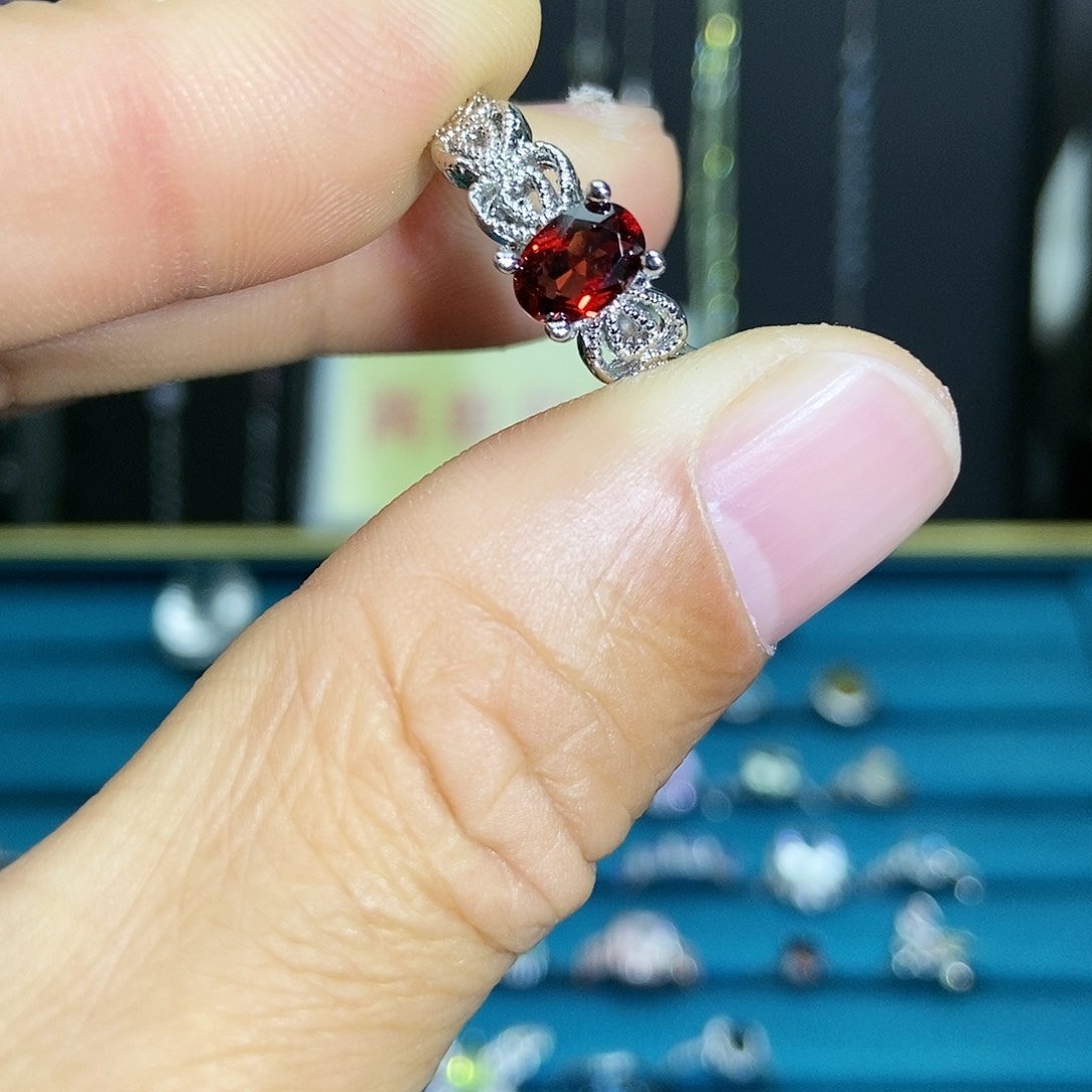 【闪购商品】紫晶珠宝半成品银S925镶嵌