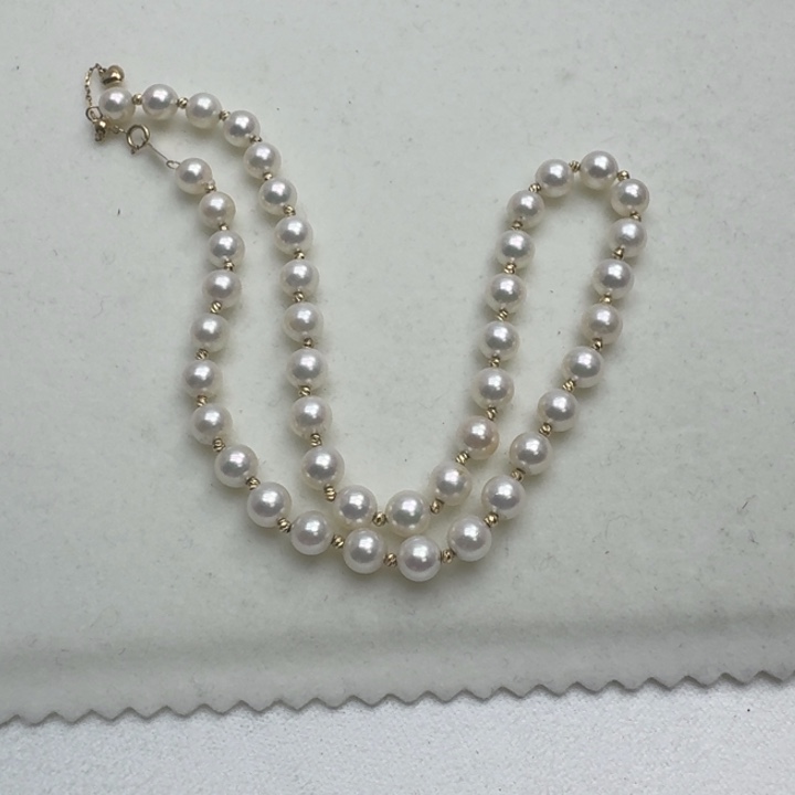 海水珍珠颈饰18K金镶嵌