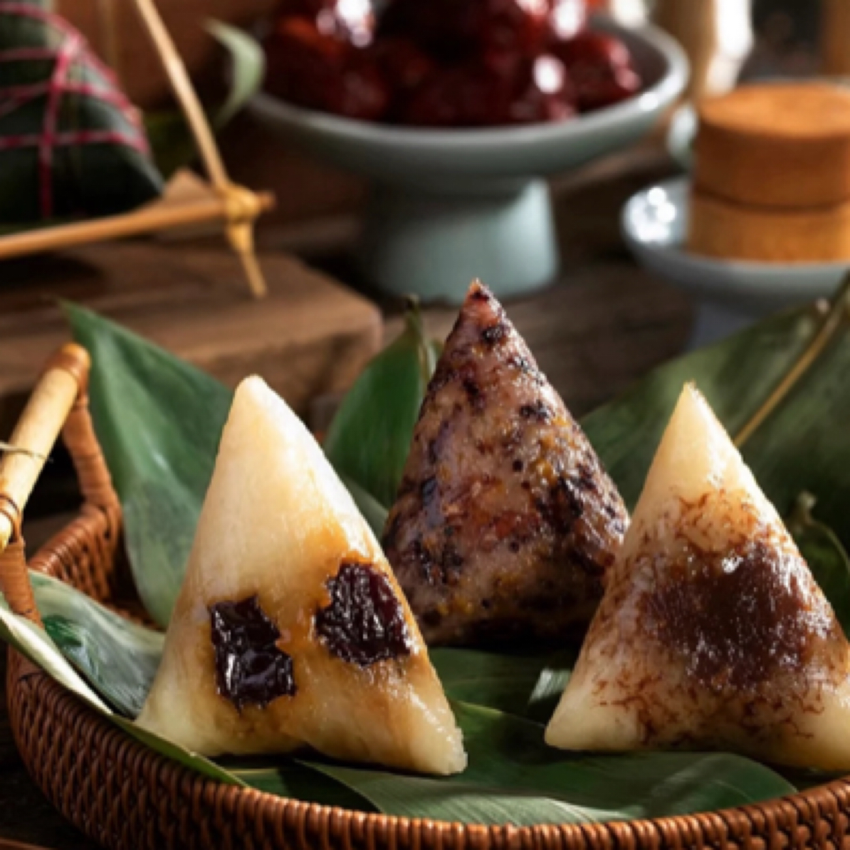 传统手工粽子江米蜜枣8个（单个120g-140g之间）新鲜水果