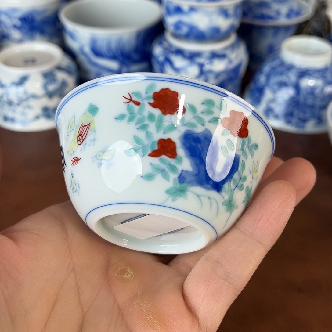 瓷片景德镇全手工手绘陶瓷