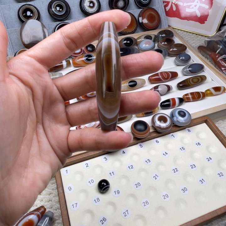 玛瑙/玉髓未镶嵌项链