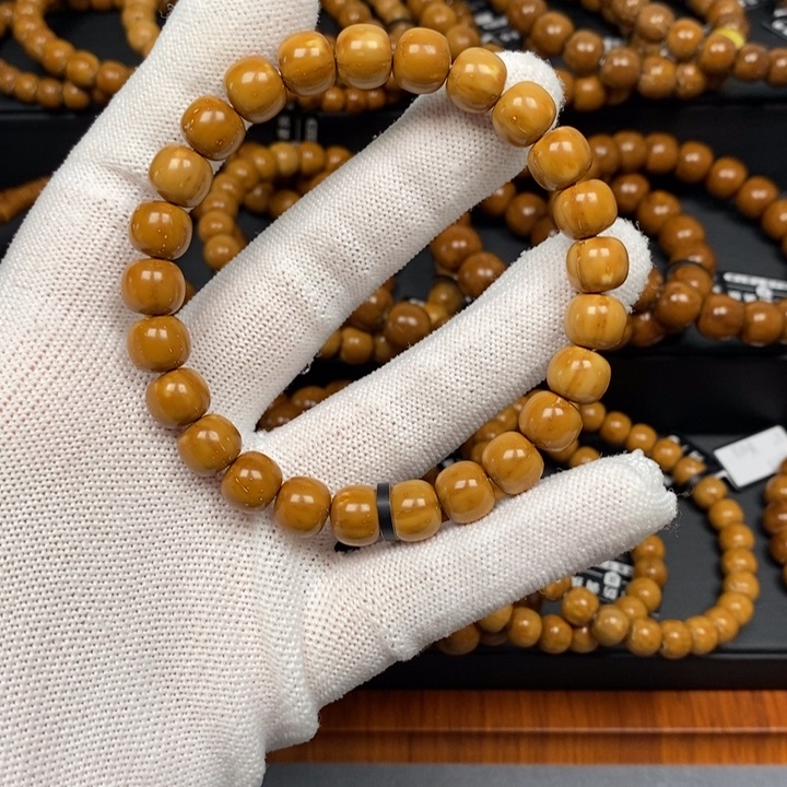 紫金鼠手串特价微瑕实心老型尺寸9+