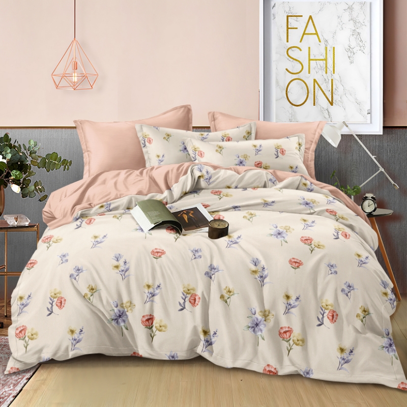 亲肤柔软透气轻奢被罩被套-夏日如花JS