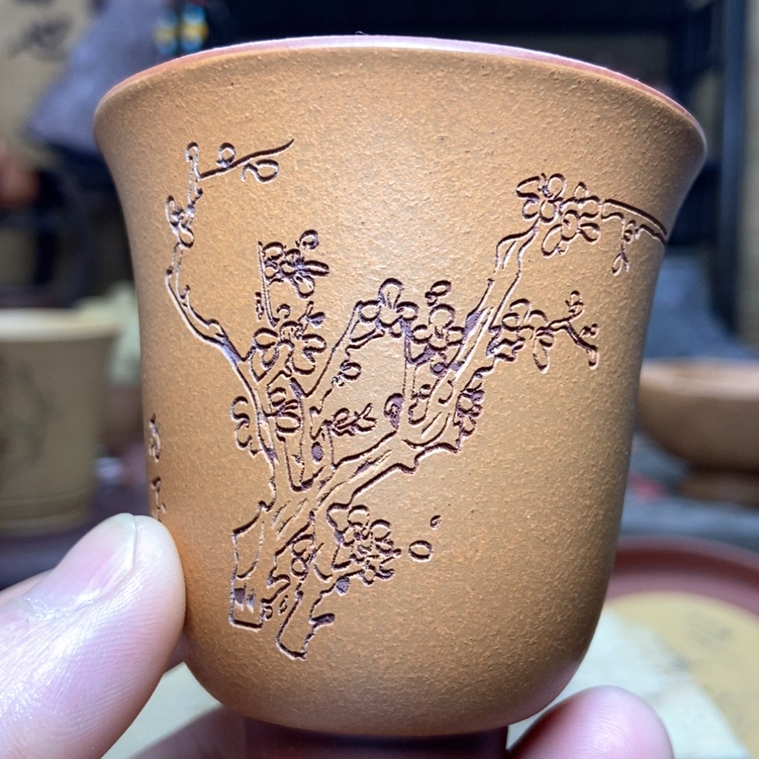 紫砂茶杯紫砂主人杯130毫升