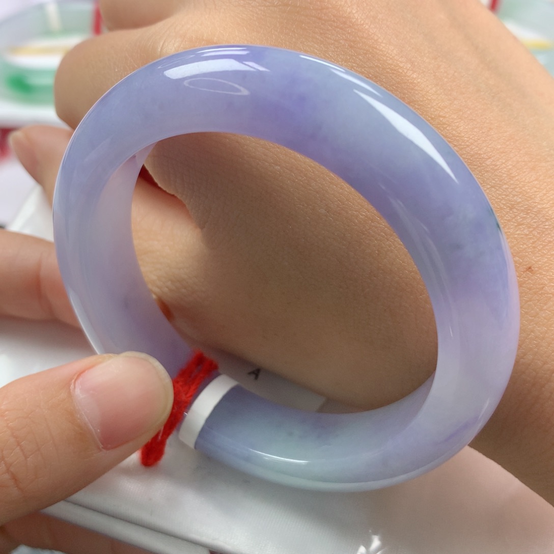 未镶嵌手镯翡翠缅甸天然翡翠A货52.2正