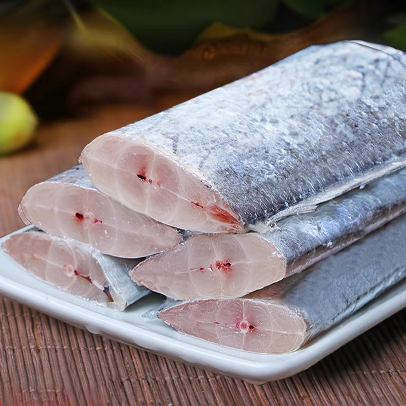 S新鲜带鱼段4包8斤 1000g/包含保护冰锁鲜 顺丰包邮