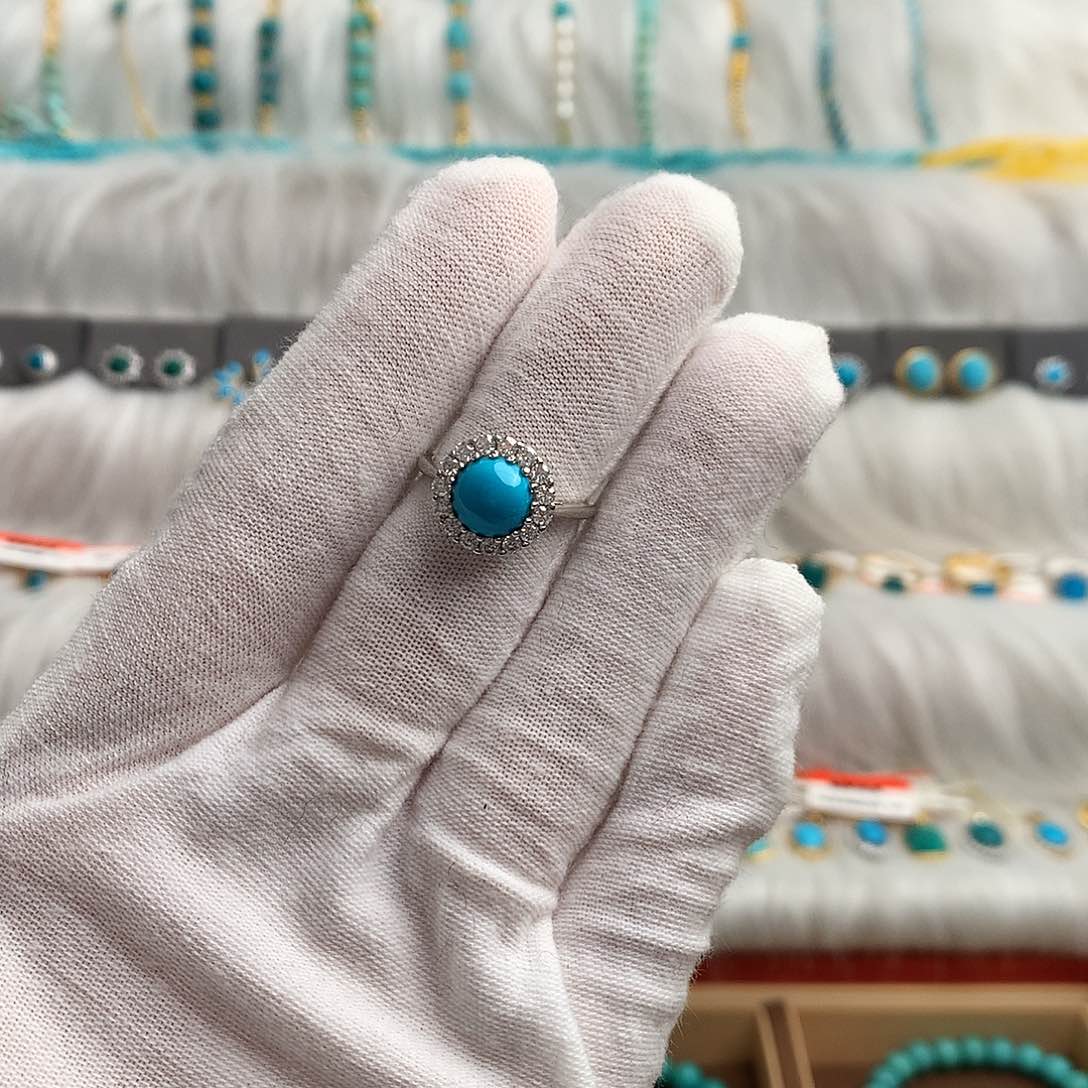 绿松石戒指未镶嵌