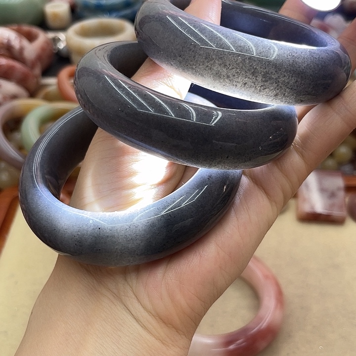 石英质玉圈口56未镶嵌