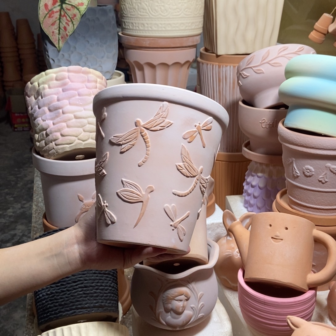 17×17雾化蜻蜓盆1个