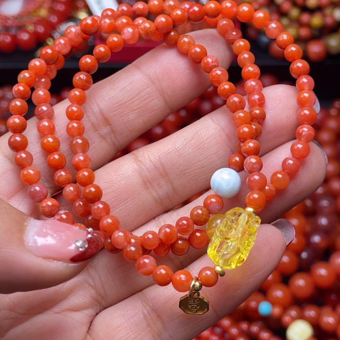 玛瑙/玉髓手链未镶嵌