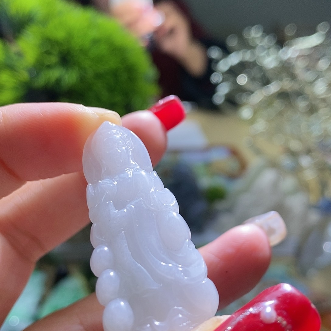 【闪购商品】翡翠颈饰未镶嵌观音