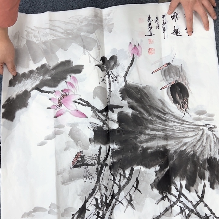 国画纯手绘作品欣赏图