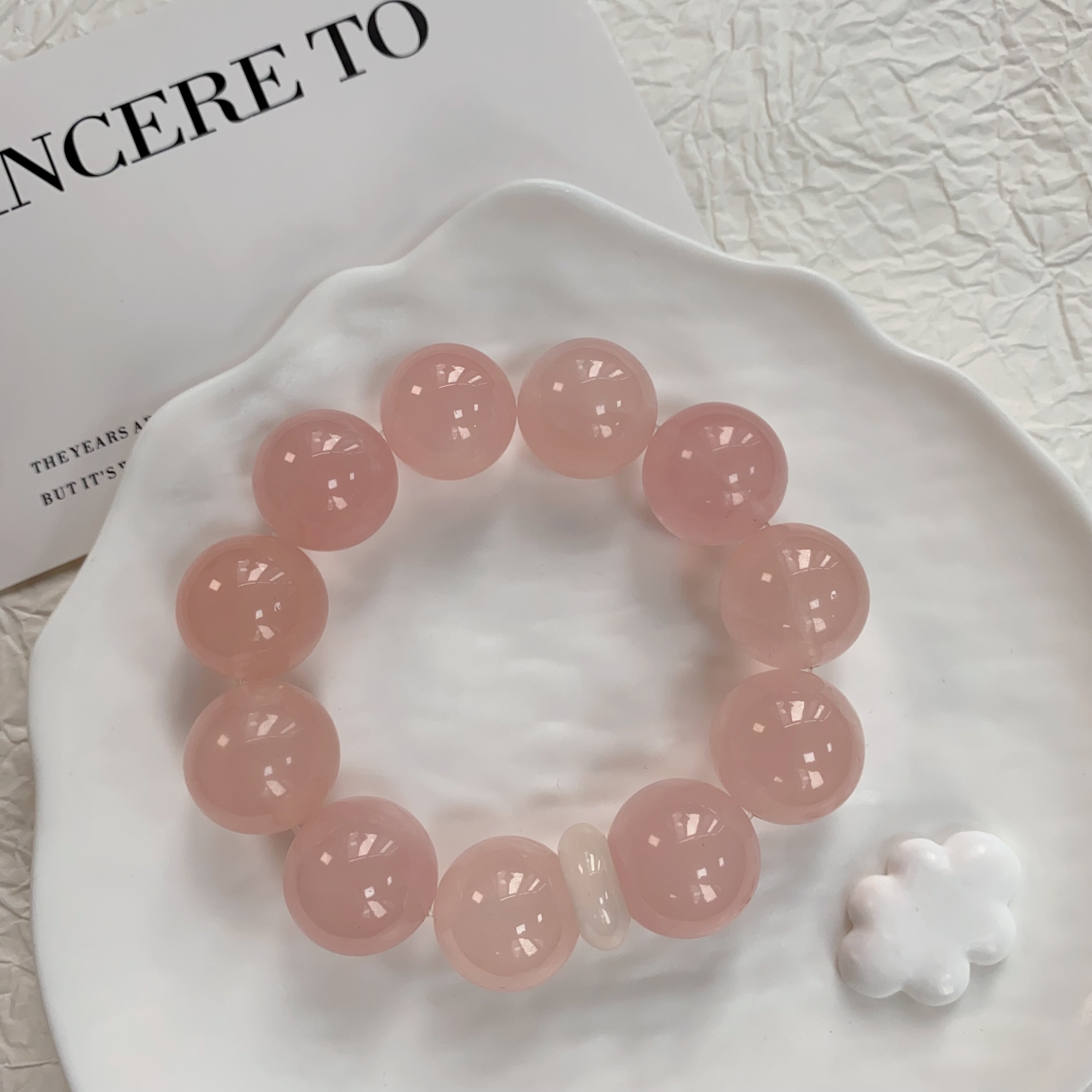 （拍2单）粉水甜美百搭送礼女款时尚手串原创设计ZDYSJ00383