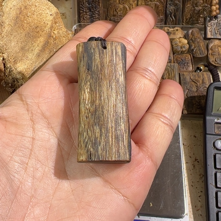 沉香吊坠白棋楠沉香吊坠5.5克