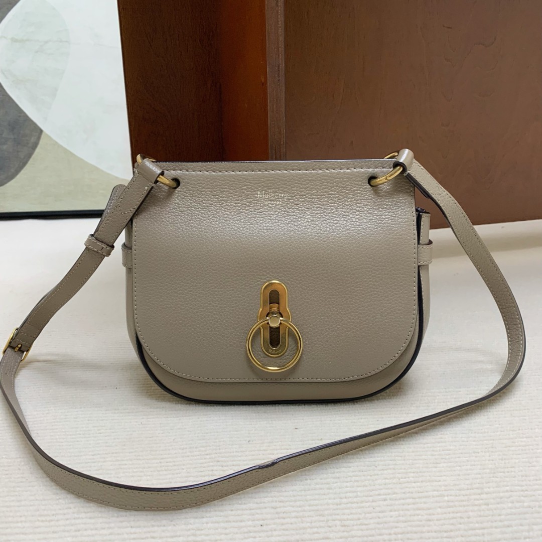 95新  【98新】Mulberry 22新款大象灰小猪包-3775