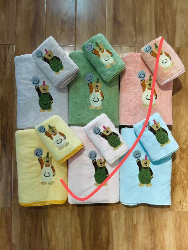 专享【京かわ会社】浴巾单条装口袋熊1 不挑花色