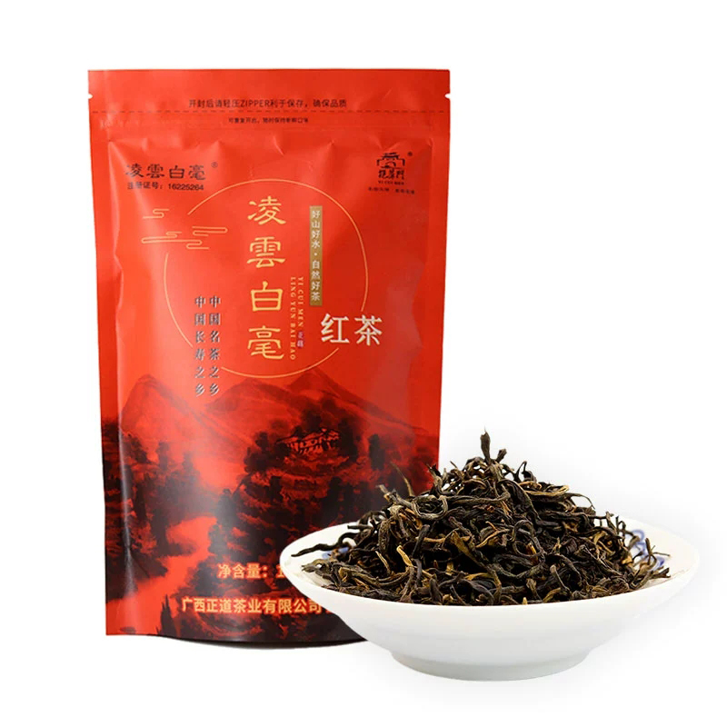 2025红茶凌云白毫正道茶业蜜香花香高山茶耐泡袋装150g优质口粮茶