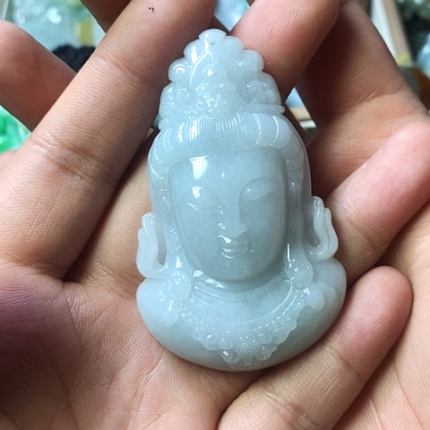 翡翠未镶嵌颈饰天然缅甸翡翠a货