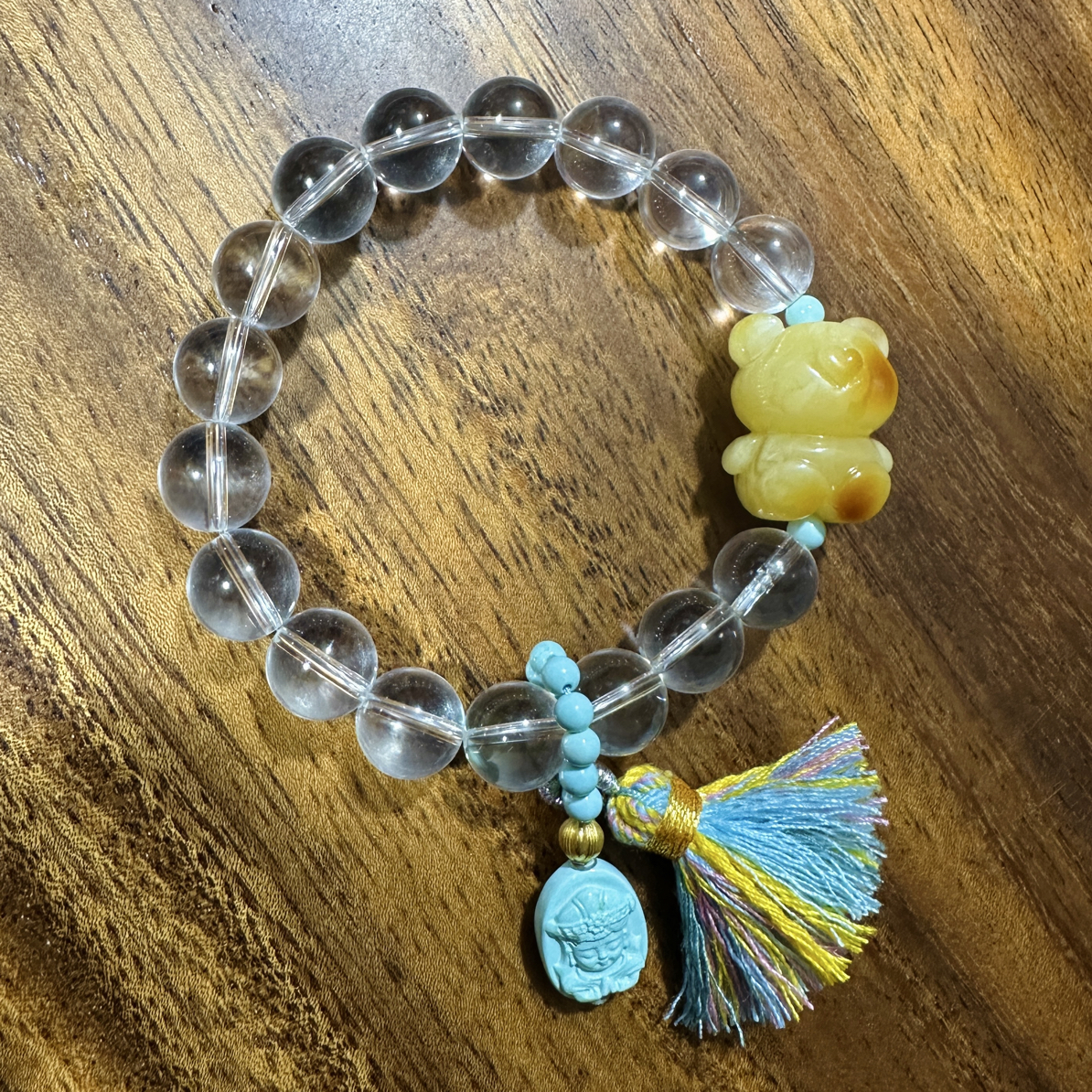 天然白水晶10+手串