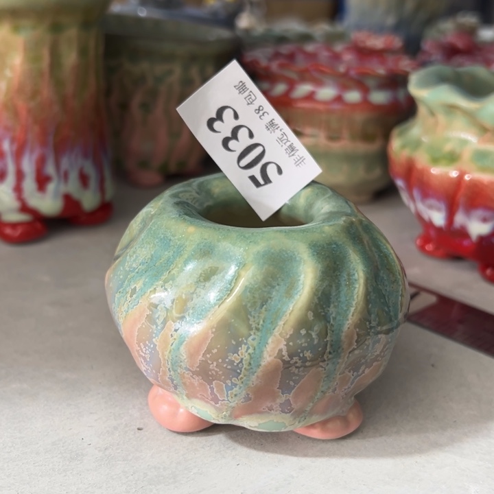 3口高6 …手工花盆30元包邮