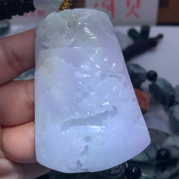 颈饰未镶嵌翡翠保真天然A货翡翠