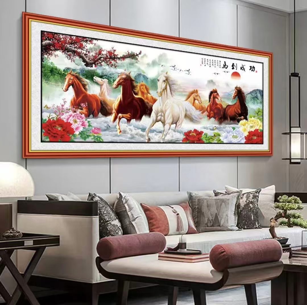 背景墙床头壁画2025【厂家直销】现代贴画装饰画新款