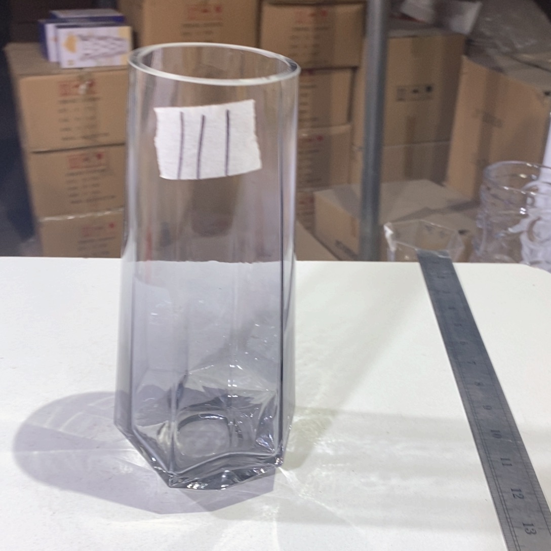 玻璃111高21口7玻璃花瓶嘎嘎好看玻璃花瓶