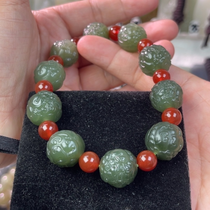 和田玉手串未镶嵌N***y