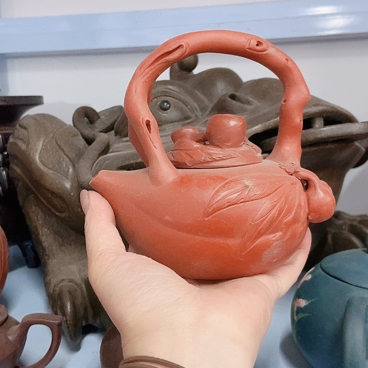 紫砂茶杯宜兴紫砂全手工制作