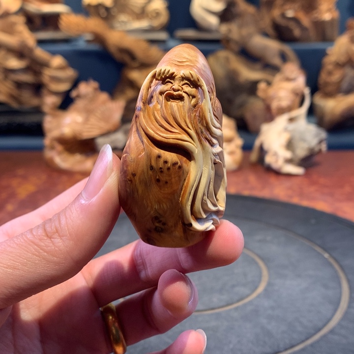 柏木（崖柏）根雕摆件