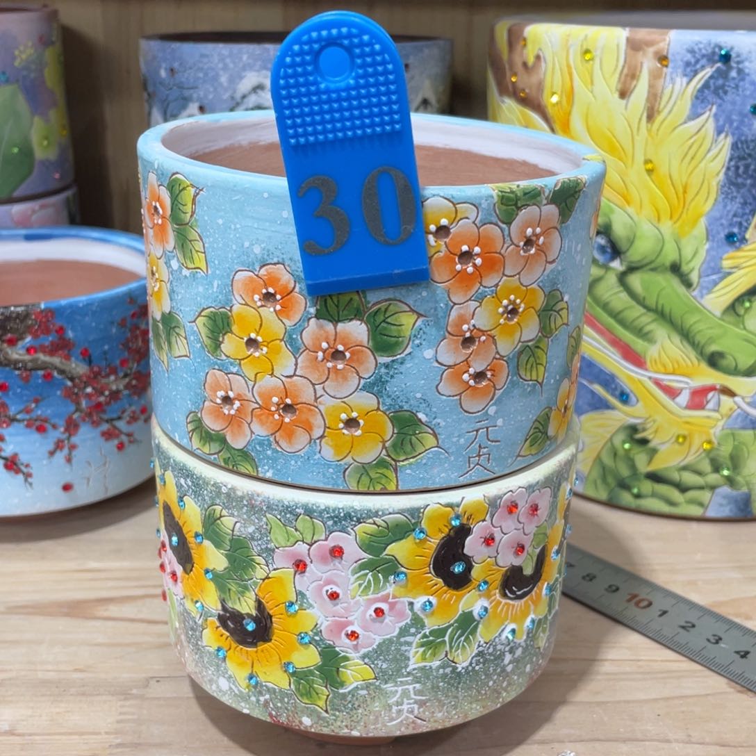 红陶多肉花盆特价瑕疵