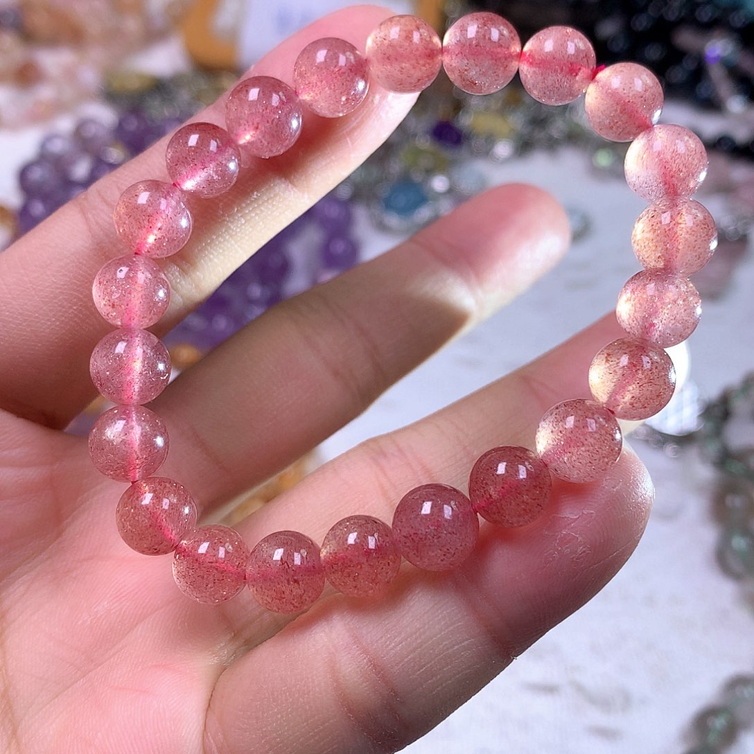 水晶手串未镶嵌天然水晶