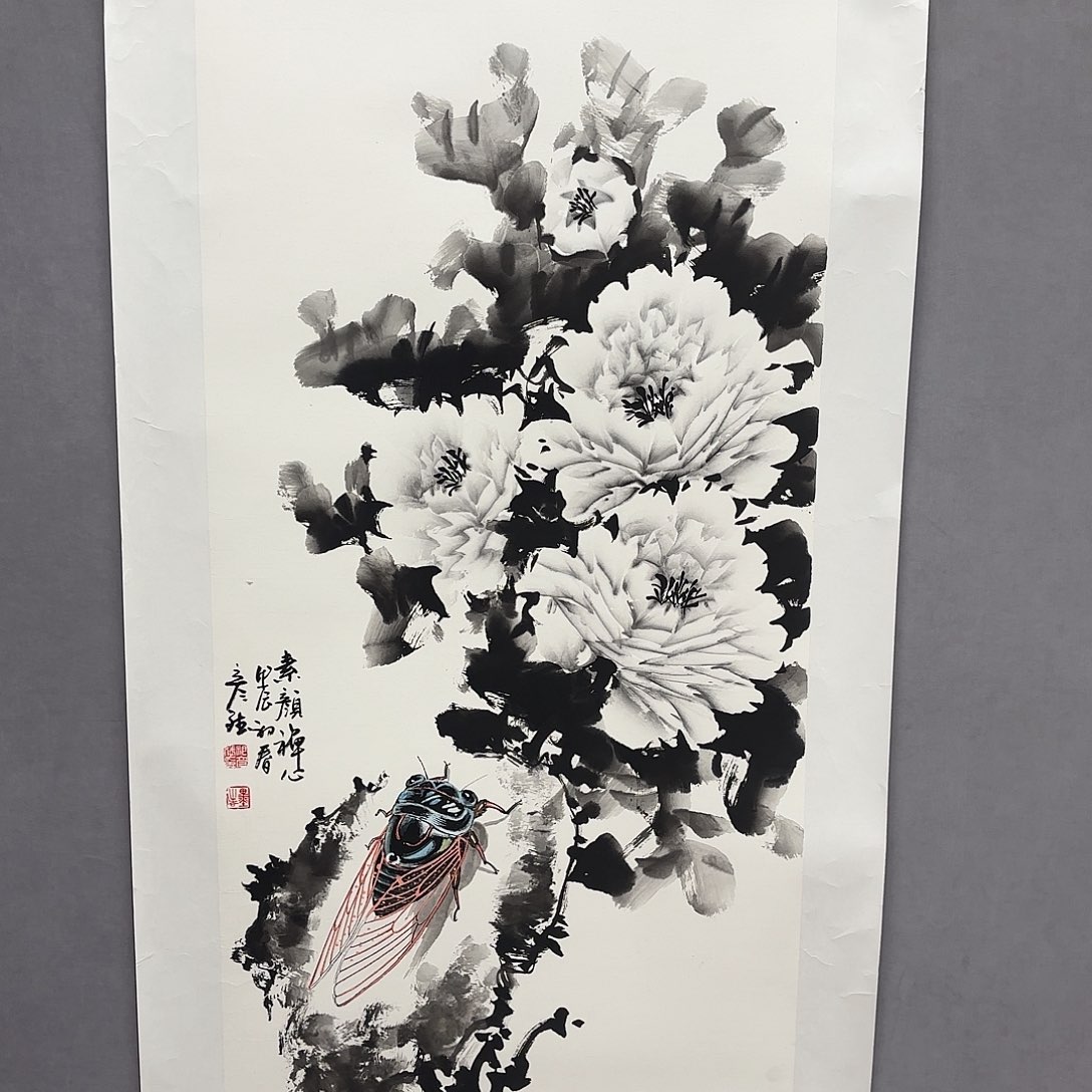 国画亲笔手绘原创 