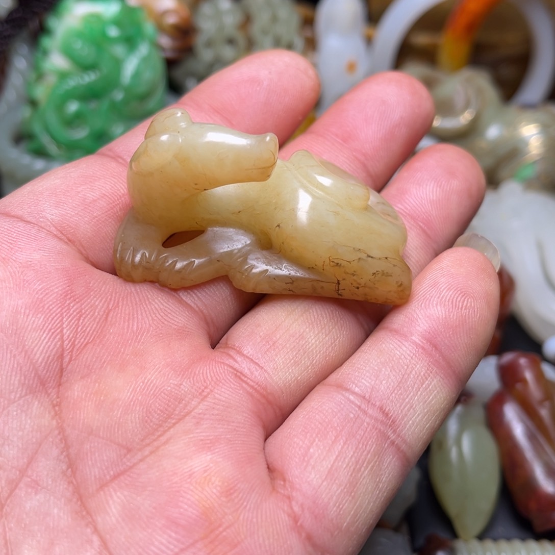 和田玉挂件未镶嵌A****蓉