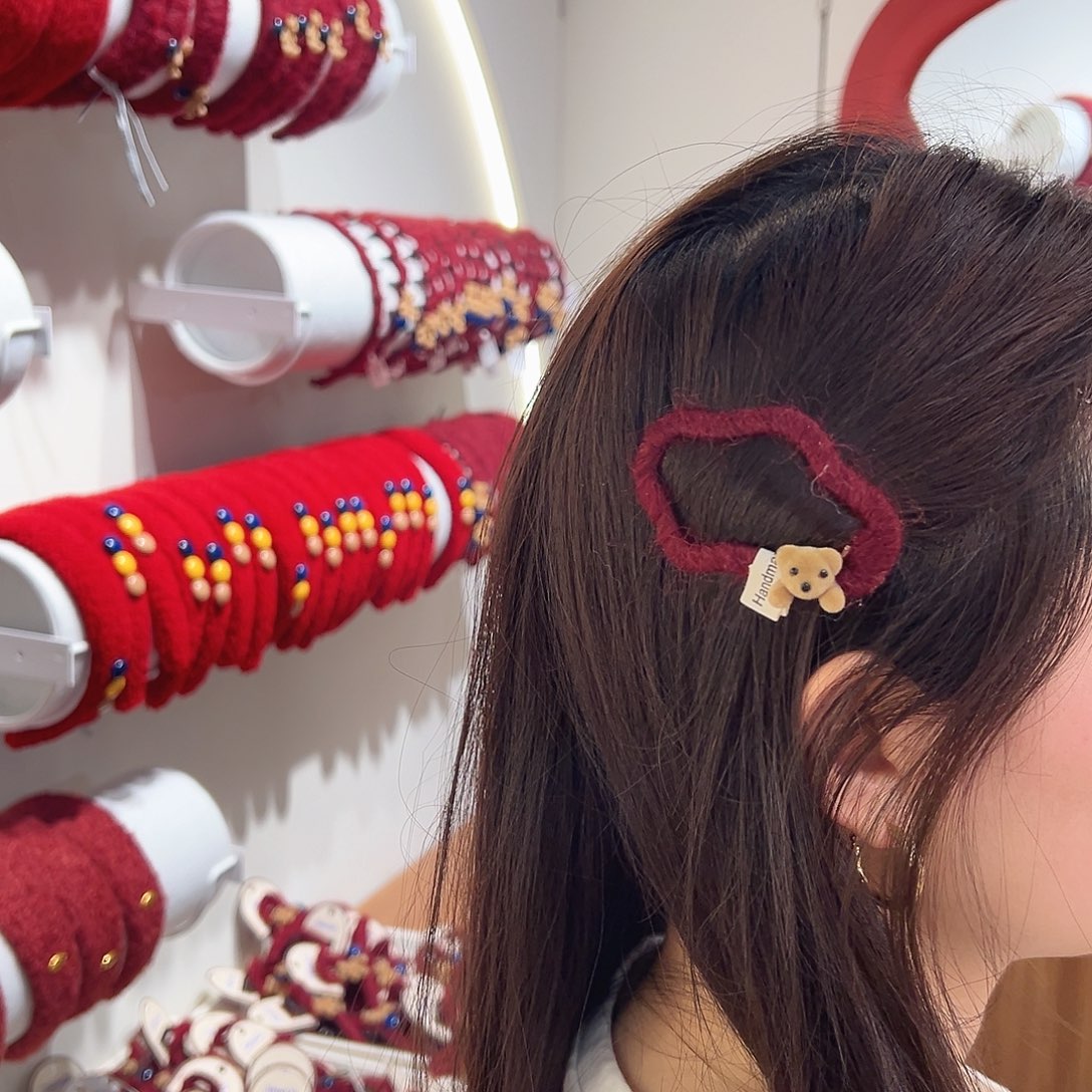 布艺铁合金拜拜一只