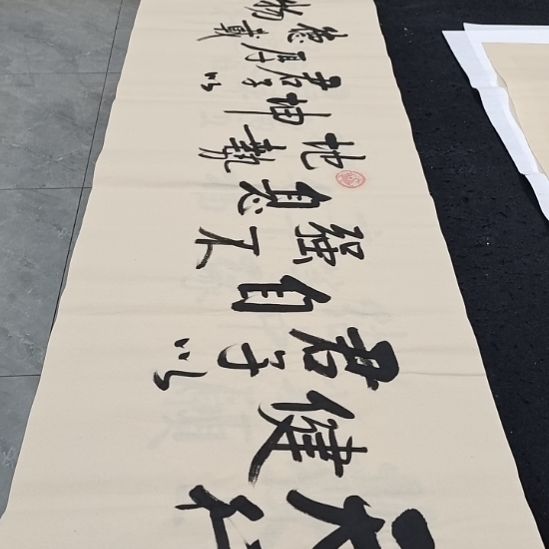 翰墨白武坤老师作品一副