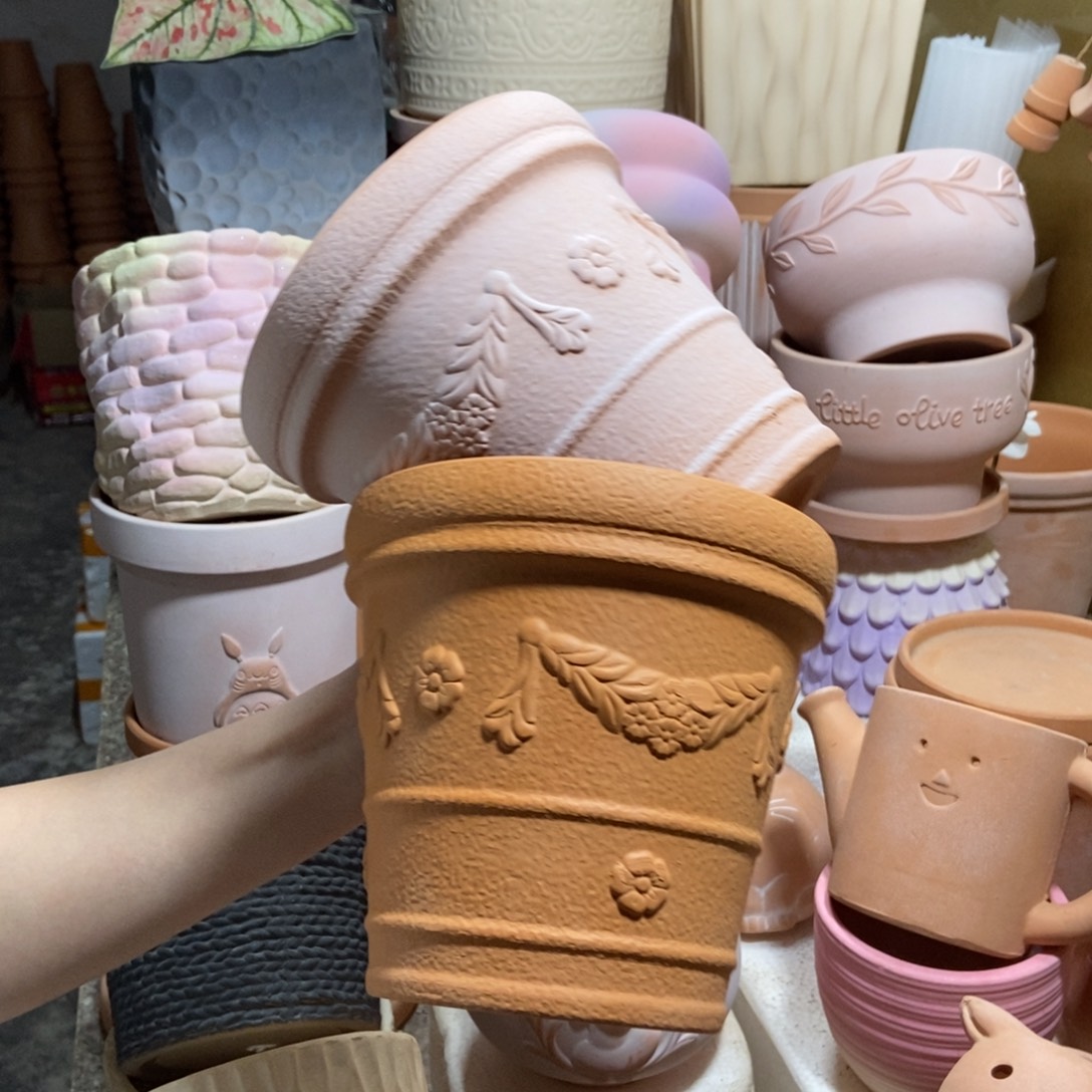 16×15麦穗花 雾化+红陶2个