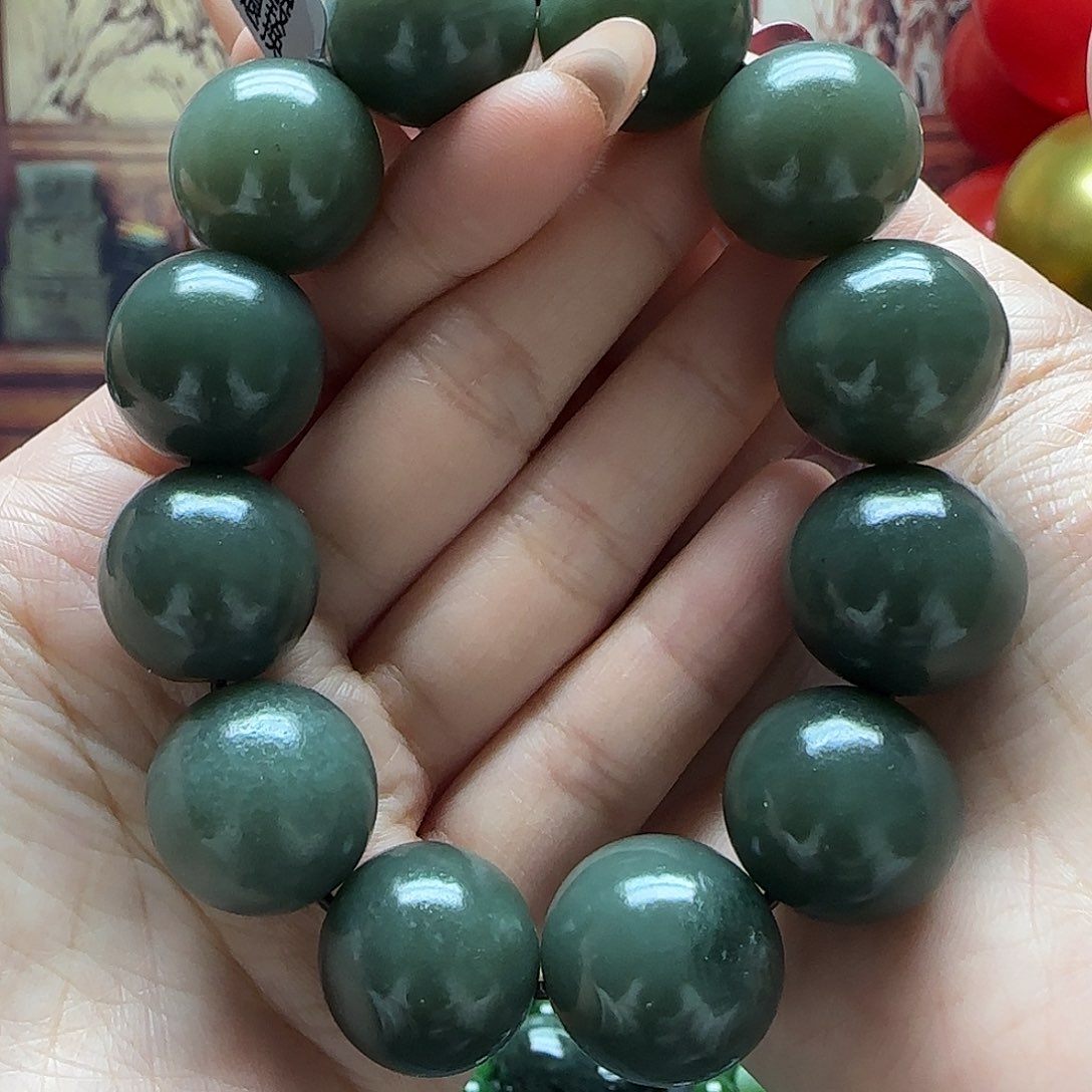 和田玉手串未镶嵌