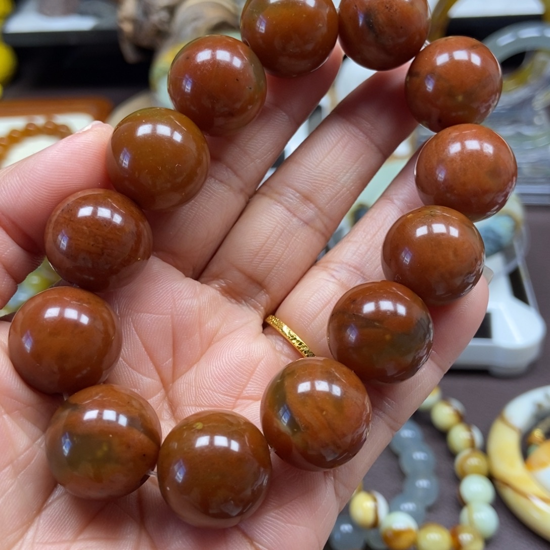 蛇纹石玉未镶嵌手串