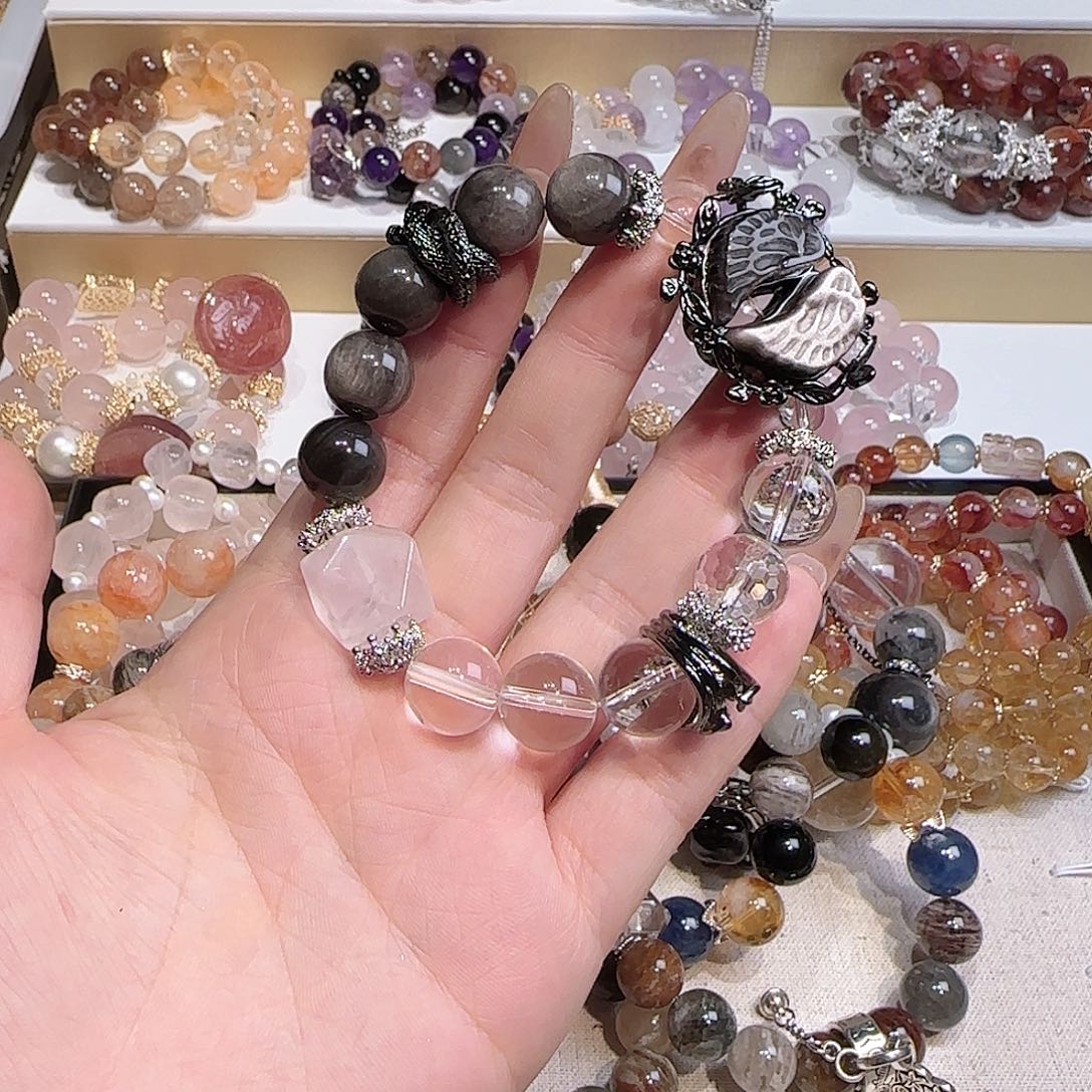 水晶手链未镶嵌把